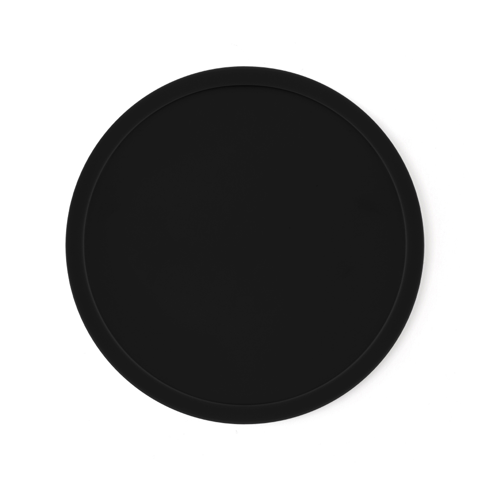 3.9" Heat-Resistant Silicone Coaster - Round - HLTK0008-#171E28-1.jpg