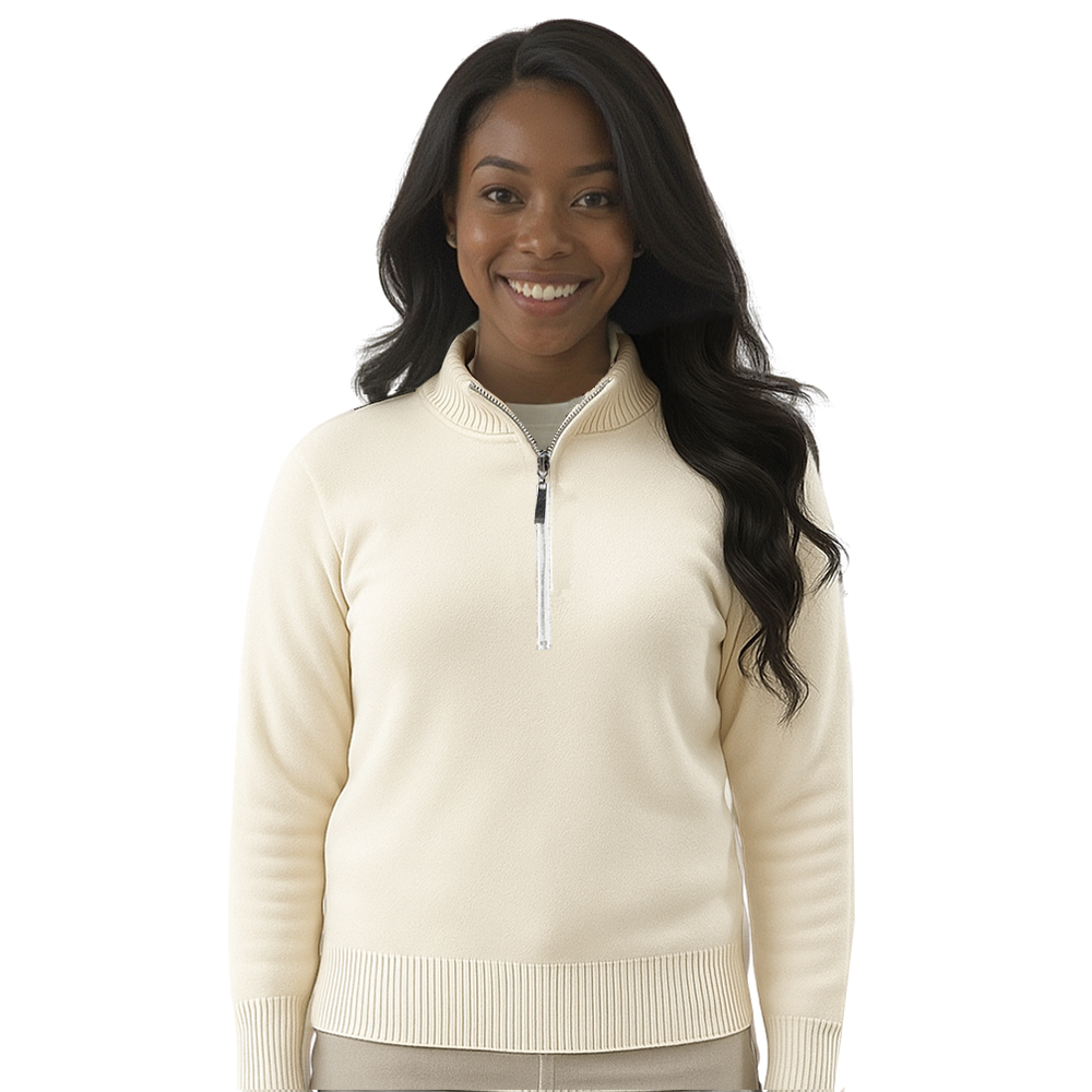 Charlie Fleece-Lined Knit Quarter Zip - AAAS0016-Model-1.jpg
