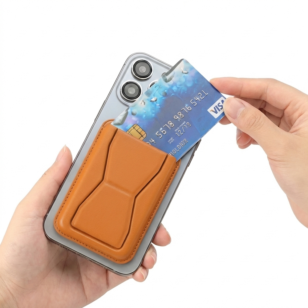 Adhesive Kickstand Phone Wallet / Card Holder - TETA0015-Lifestyle image-1.jpg