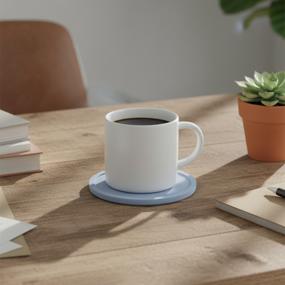 3.9" Heat-Resistant Silicone Coaster - Round - HLTK0008-Scene-2.jpg