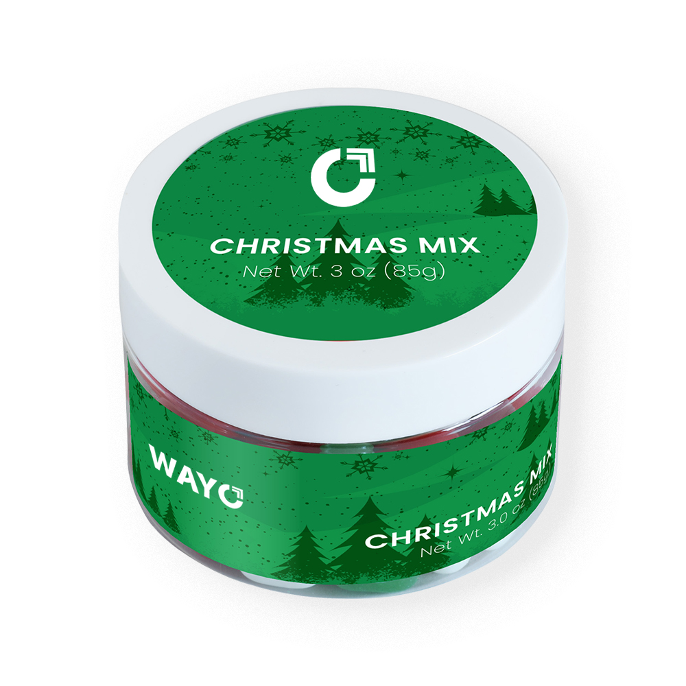 Jelly Belly® Jelly Beans Jar - Christmas Mix, 3 oz - Wayo Product Image