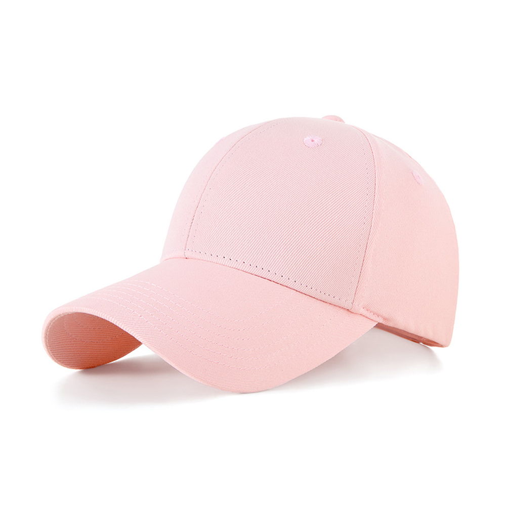 Basic Structured Baseball Cap - Polyester Blend - AAAH0022-#F1DFDF-8.jpg
