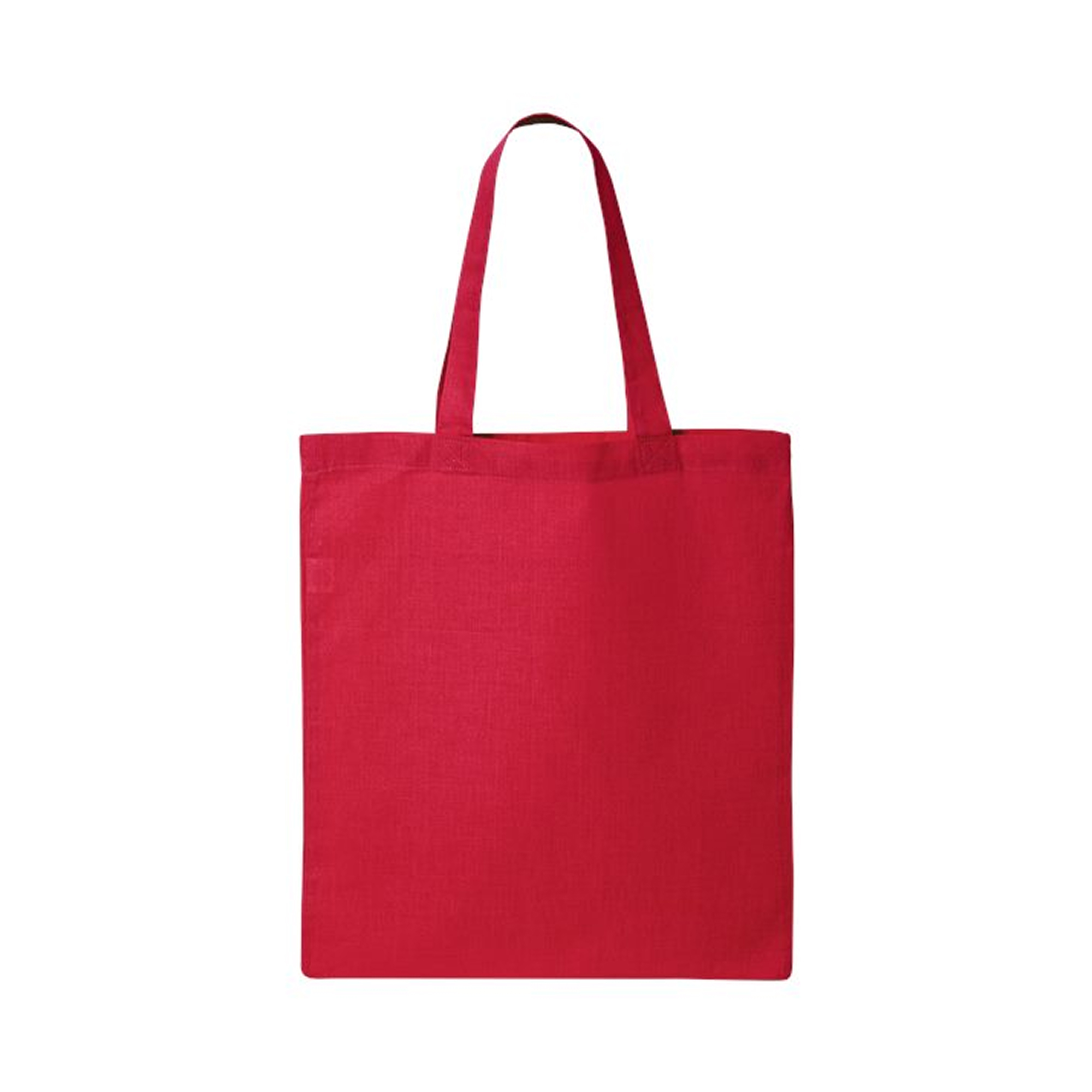 6 oz. Lightweight 100% Cotton Tote Bag - AABT0034-#c11e35-3.jpg