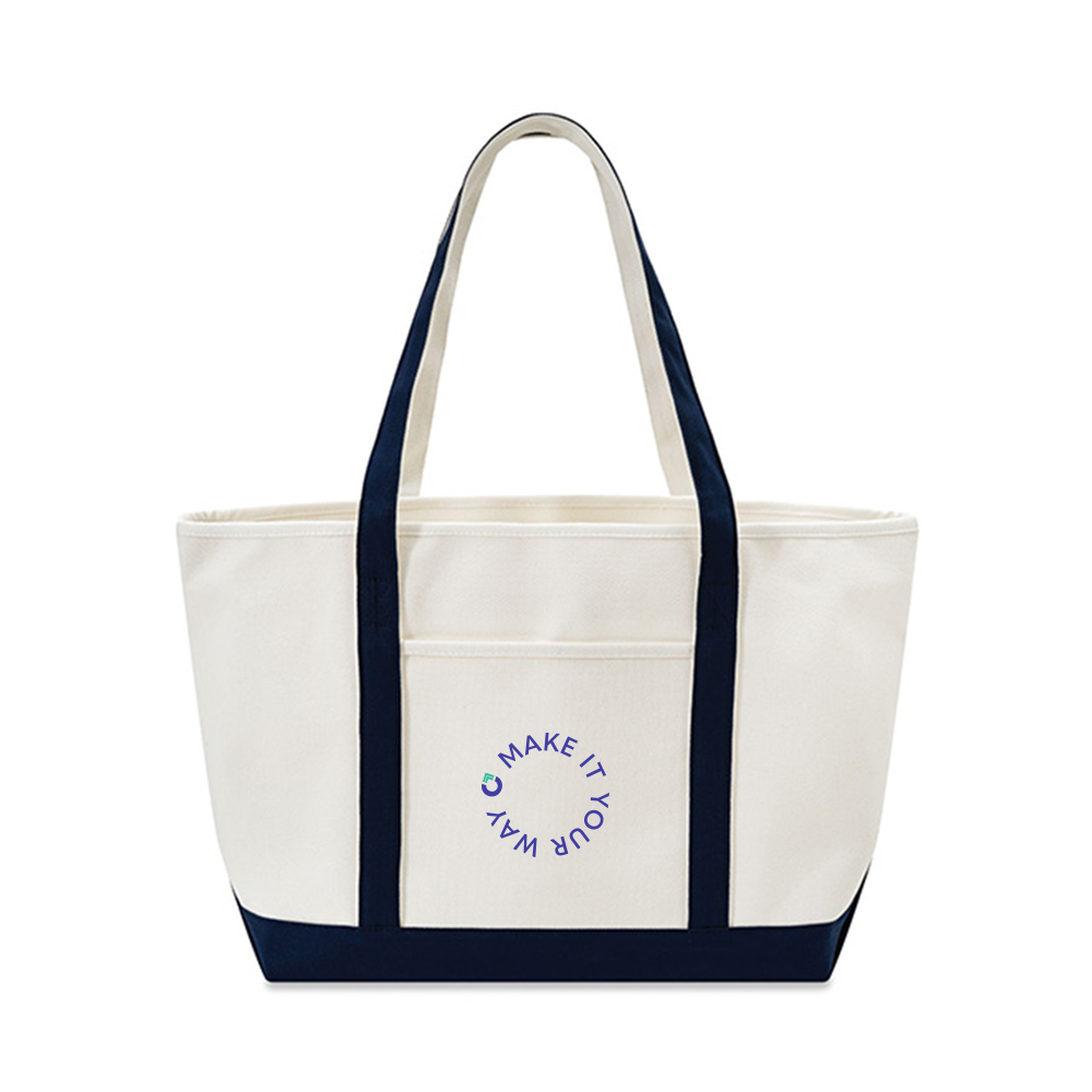 24 oz. Ultra-Heavyweight Two-Tone Canvas Tote Bag - Wayo Product Image