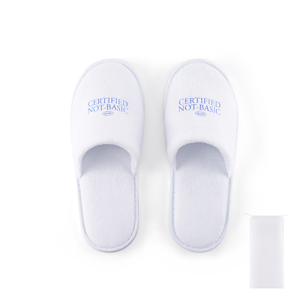 Basic Hotel / Travel Slippers with Pouch - Wayo Product Image