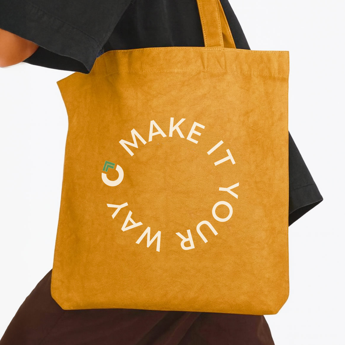 Washable Paper Tote Bag with Canvas Liner - AABT0003-Lifestyle image.png