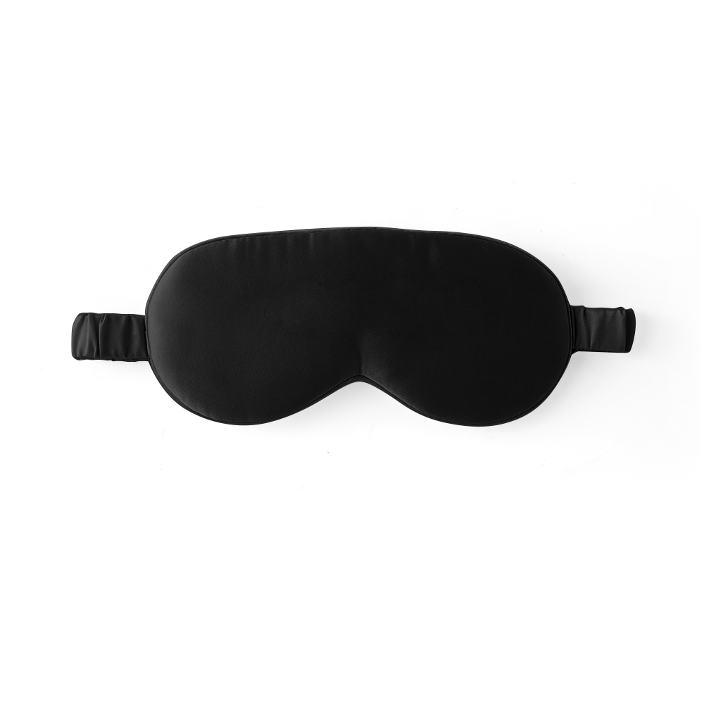 Breathable Satin Sleep Mask - HLLS0004-#000000-1.jpg