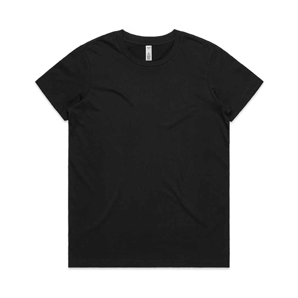 AS Colour Women's Basic Tee 4051 - AAAT0027-#000000-1.png