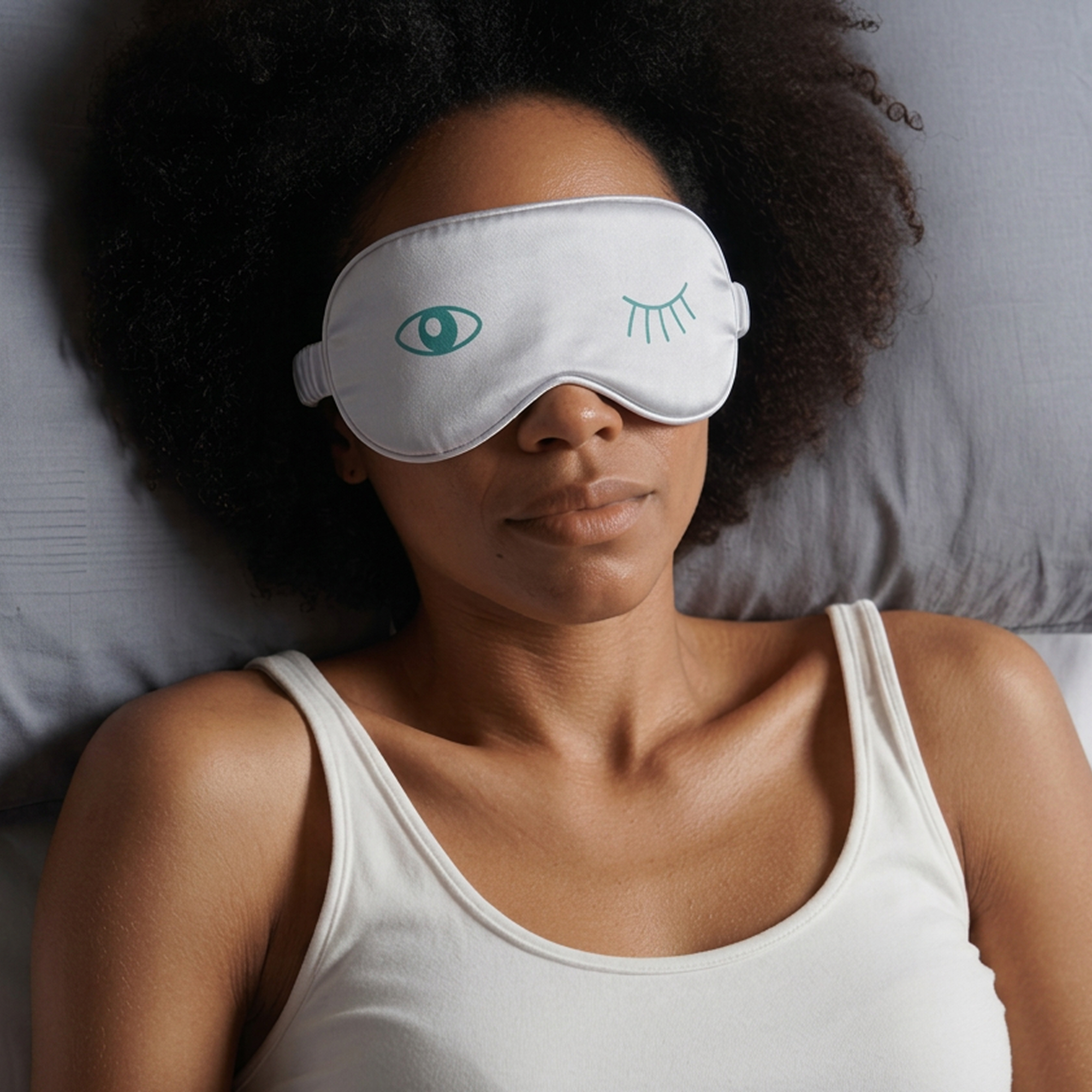 Breathable Satin Sleep Mask - Faux Silk - Wayo Product Image