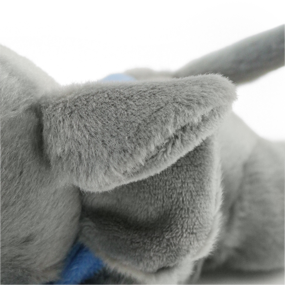 8.6“ Laying Down Plush Toy - Elephant with Custom Bandana - OGGP0022-Wayo Sample-Details-2.jpg