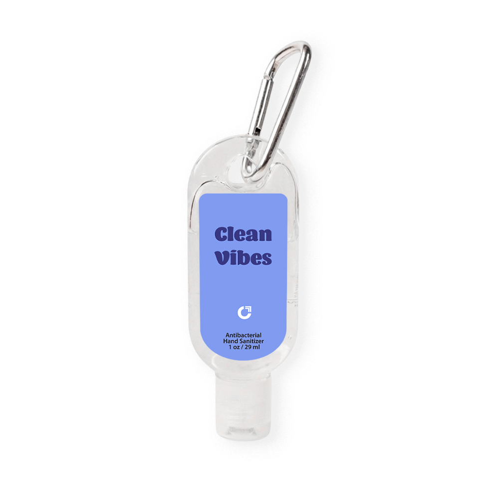 1 oz. Hand Sanitizer Gel with Carabiner - Wayo Product Image