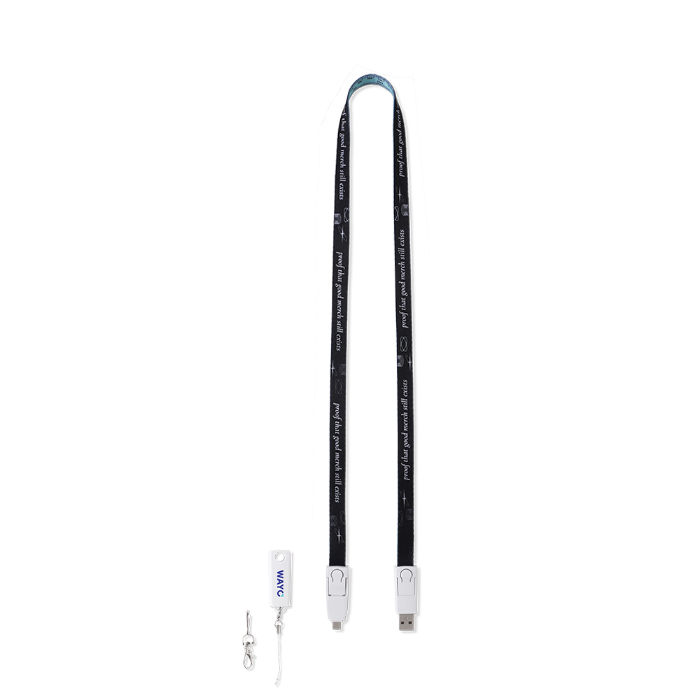 3-in-1 Charging Cord Phone Lanyard / Measuring Tape - Wayo Product Image
