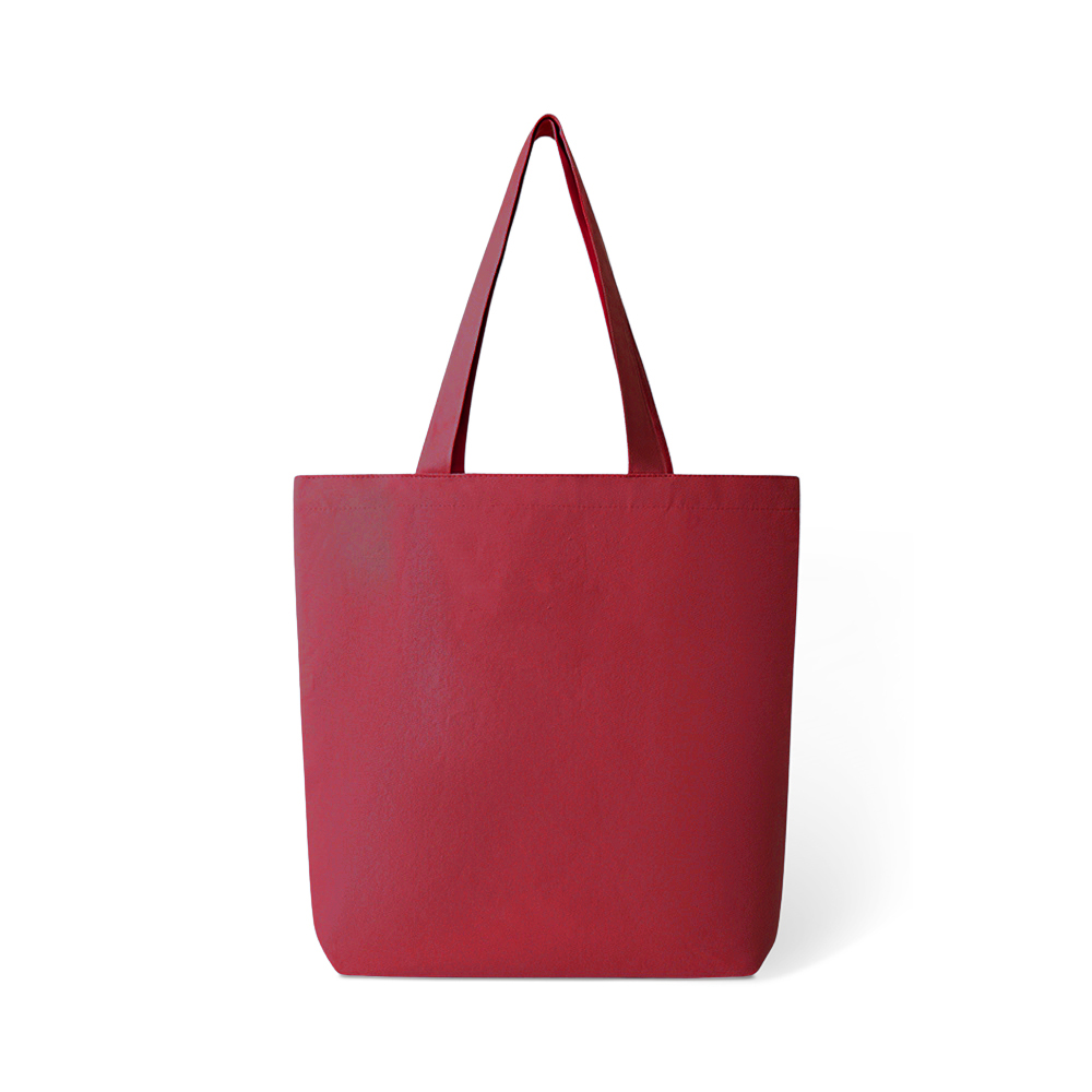 12 oz. Midweight 100% Cotton Promotional Tote Bag - Expanded Base - AABT0026-#A20B2E-4.jpg