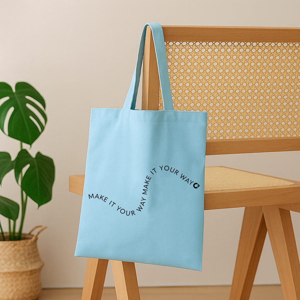 8 oz. Lightweight 100% Cotton Promotional Tote Bag - AABT0013-Lifestyle image.png