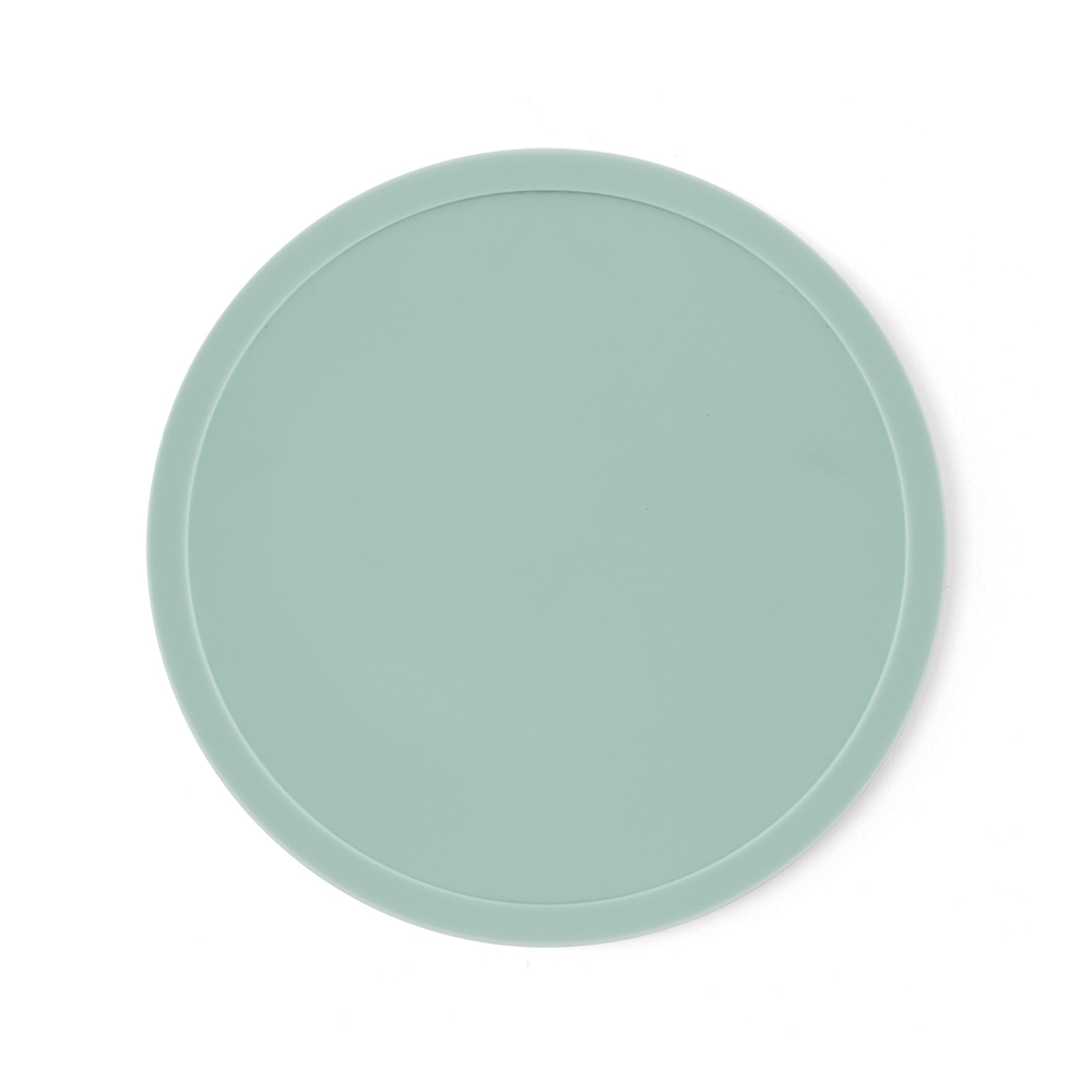 3.9" Heat-Resistant Silicone Coaster - Round - HLTK0008-#A8BCB2-5.jpg