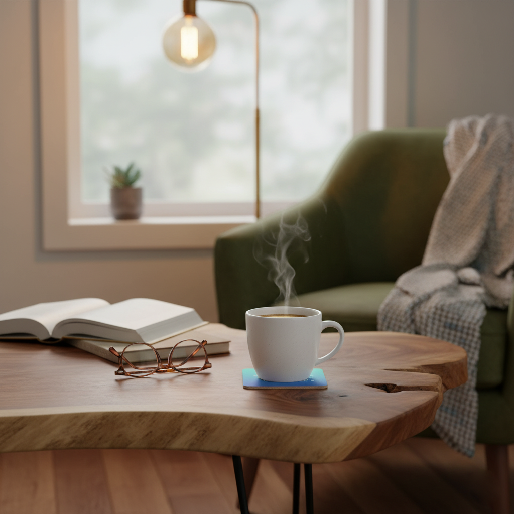 3.9" Laminated Cork Coaster - Square - HLTK0007-3.9" Laminated Cork Coaster - Square.png