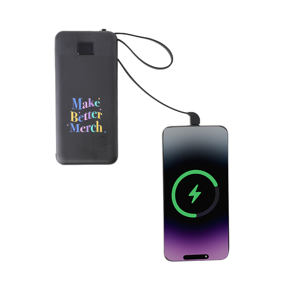3-in-1 Power Bank with Integrated Cables and Wall Plug - 10,000 mAh - TETP0008-Wayo Sample-Scene.png