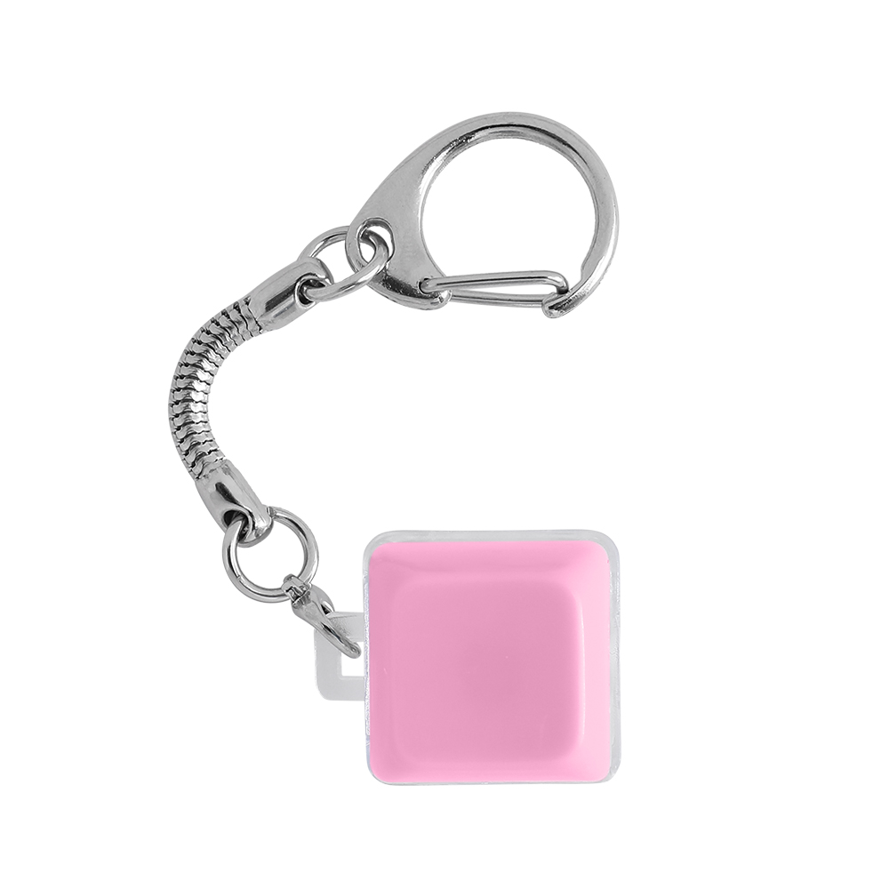 Light-Up Keyboard Keychain Fidget Toy - 1 Key, Opaque - OGGT0018-#ffb6d9-11.jpg