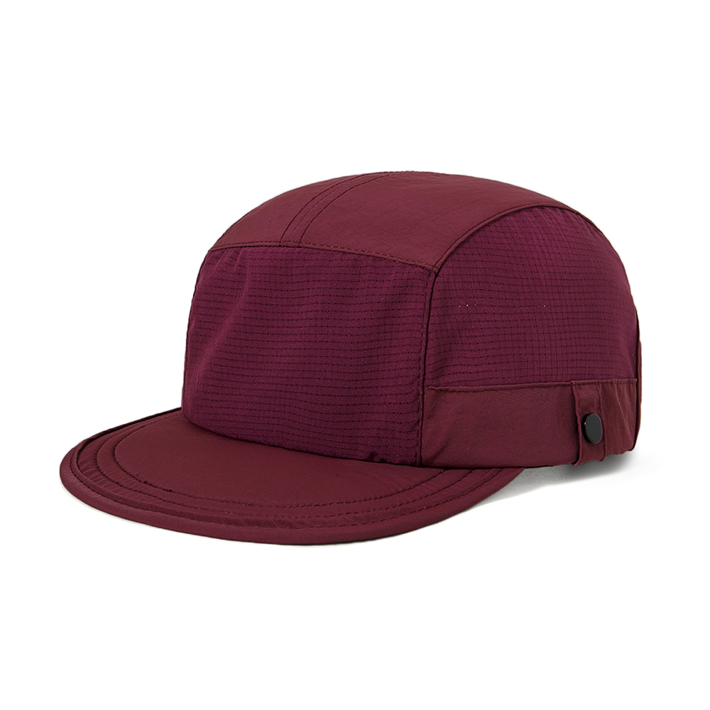 Ultra-Light Foldable Baseball Cap - AAAH0021-#71323B-5.jpg