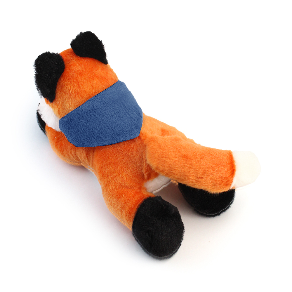 8.6“ Laying Down Plush Toy - Fox with Custom Bandana - OGGP0019-#255079-10.jpg