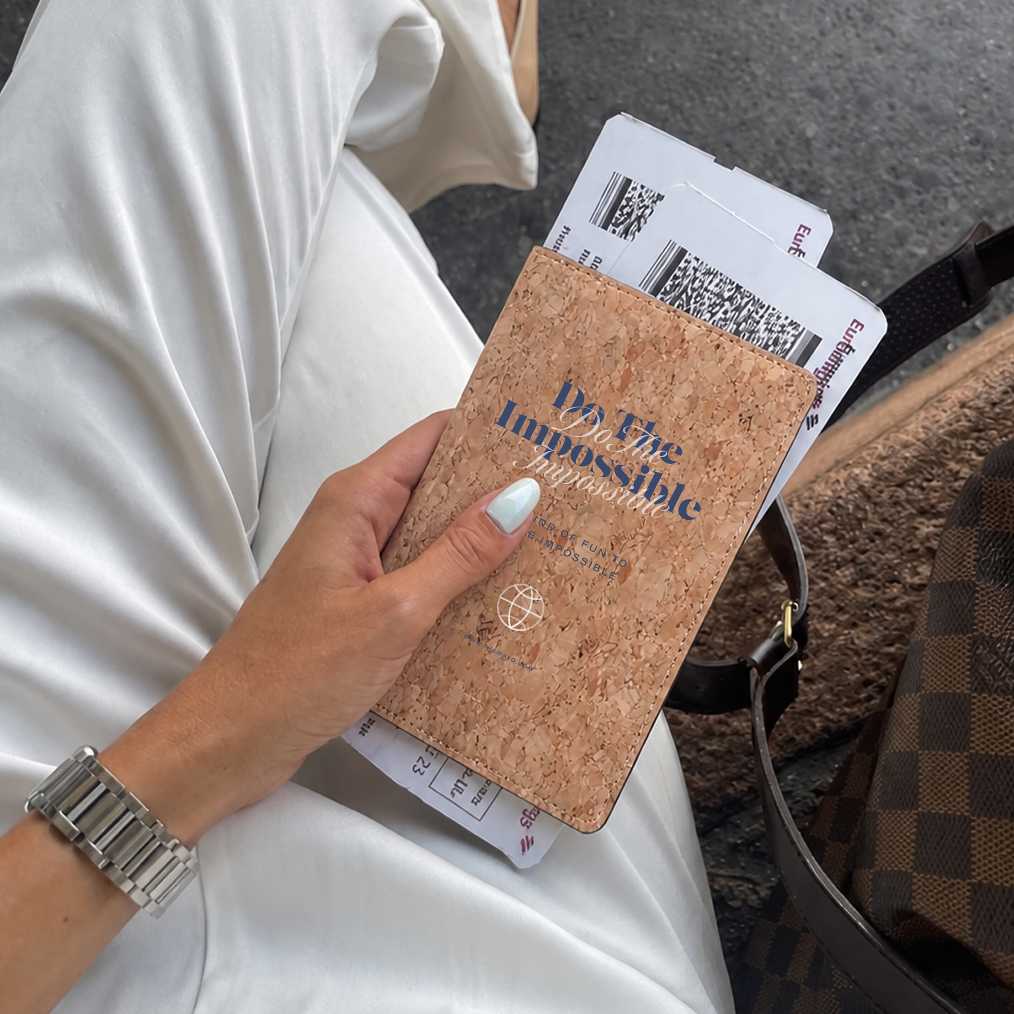 Cork Passport Cover / Holder - Wayo Product Image