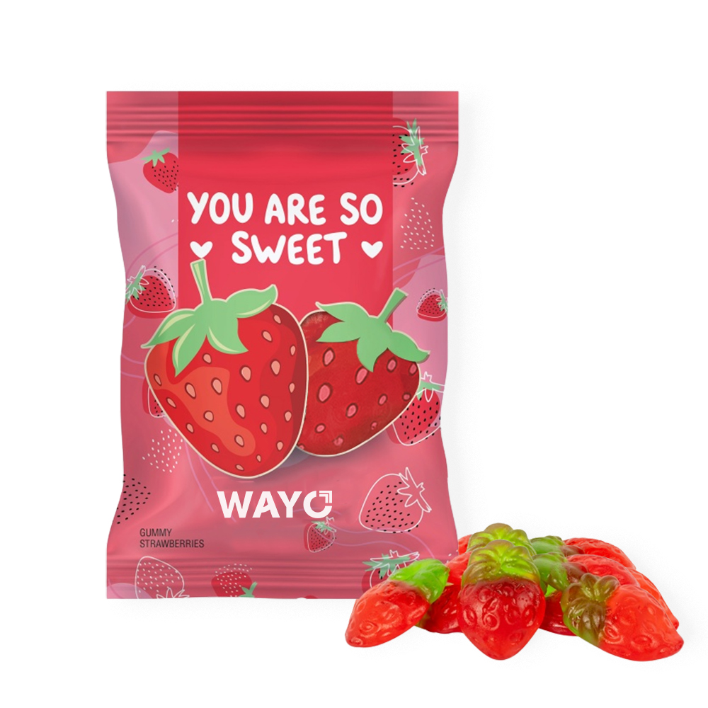 Gummy Strawberry Snack Pack - 4 oz - Wayo Product Image