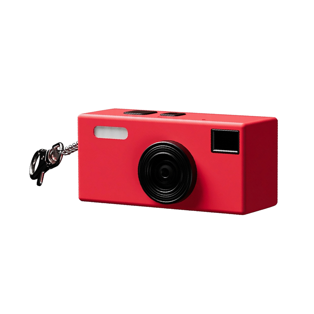 Mini Digital Camera Keychain - TETF0007-#df2b40-4.png