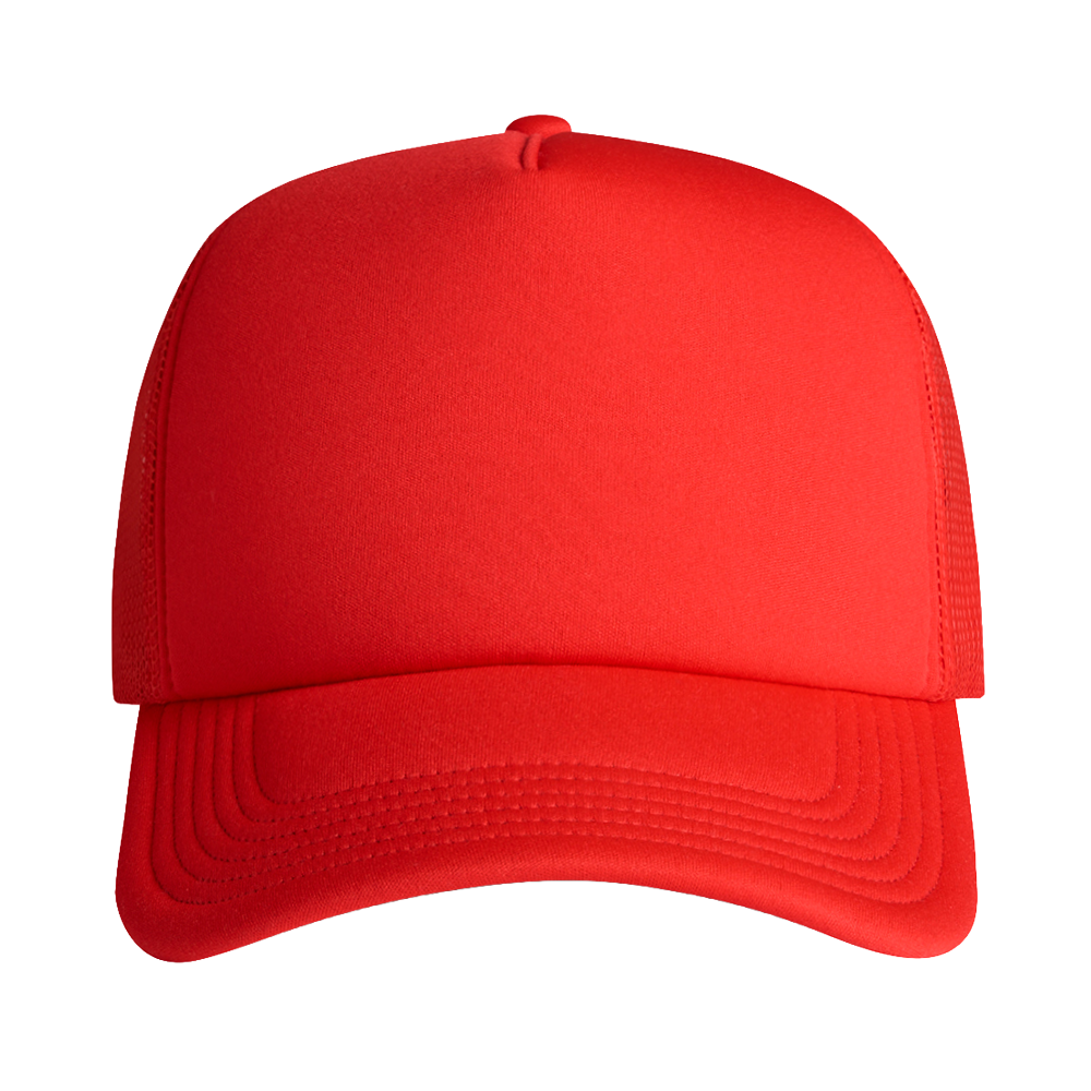AS Colour Frame Foam Trucker Cap 1161 - AAAH0024-#c1352a-5.png