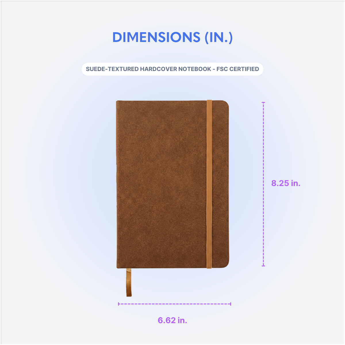Hardcover Notebook with Elastic Closure - FSC Certified - OGON0013-Dimensions.png