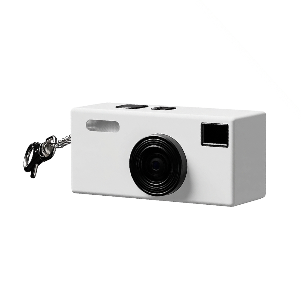Mini Digital Camera Keychain - TETF0007-#ffffff-2.png