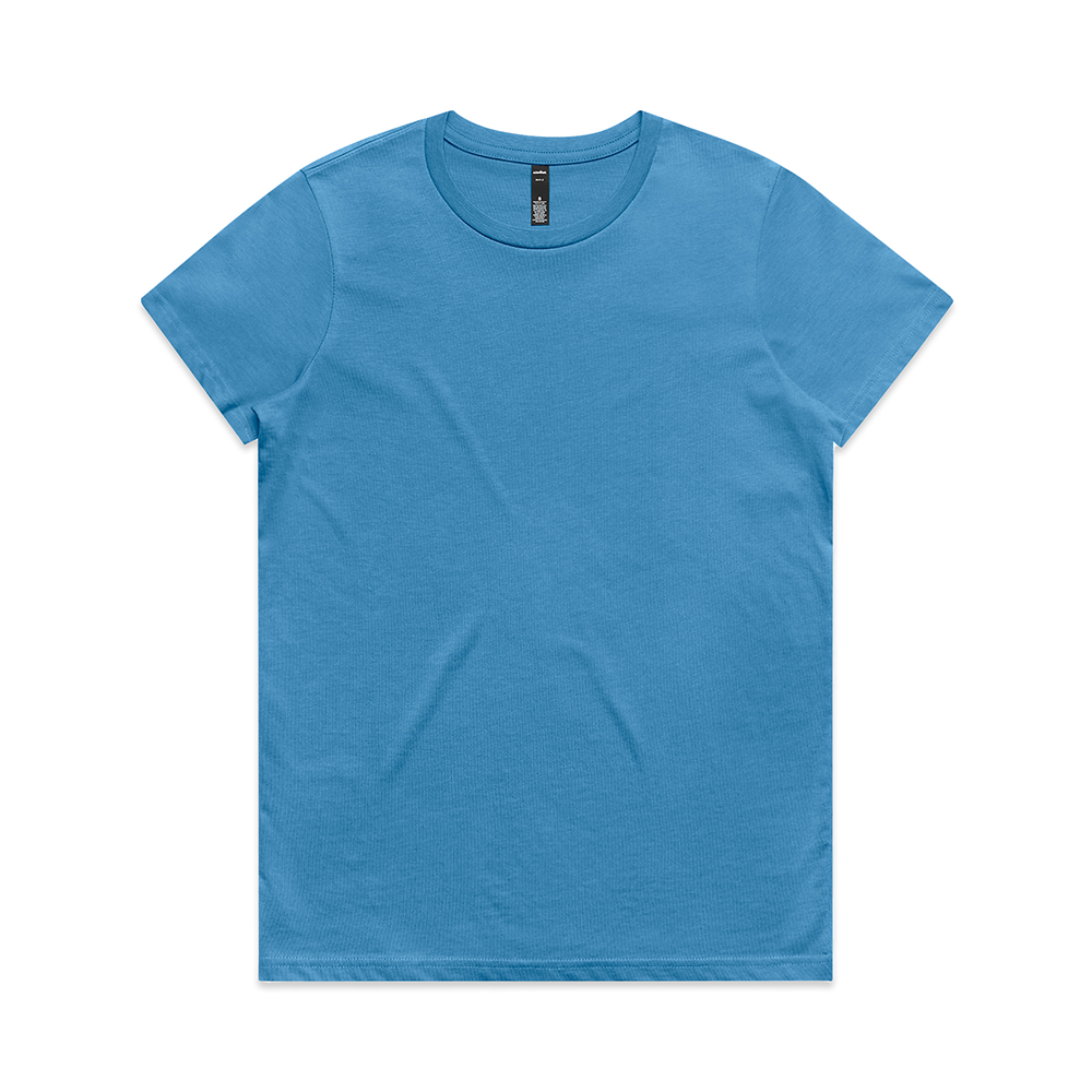 AS Colour Women's Maple Tee 4001 - AAAT0029-#3D81AE-8.png