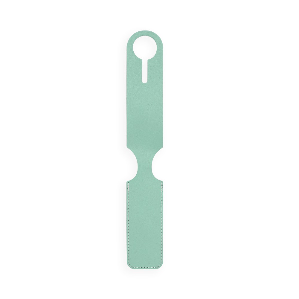 Slim Vegan Leather Luggage Tag - HLTT0001-#A3D4C5-7.jpg