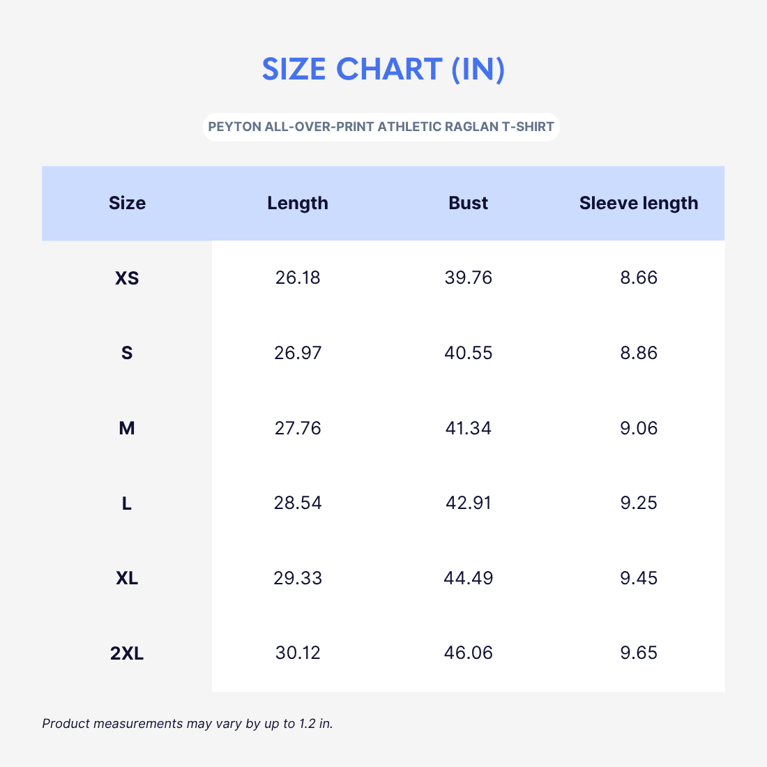 Peyton All-Over-Print Athletic Raglan T-Shirt - Wayo Product Image