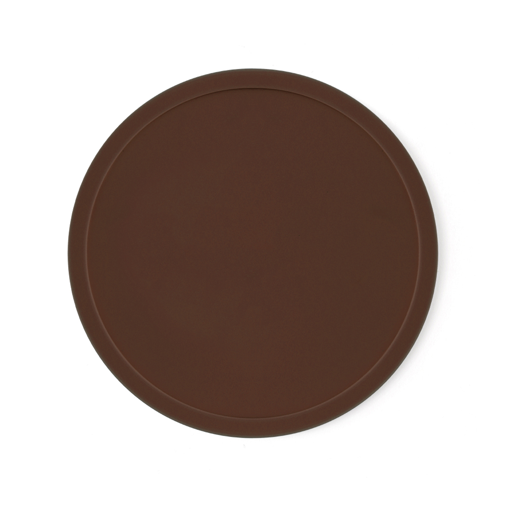3.9" Heat-Resistant Silicone Coaster - Round - HLTK0008-#432A1C-12.jpg