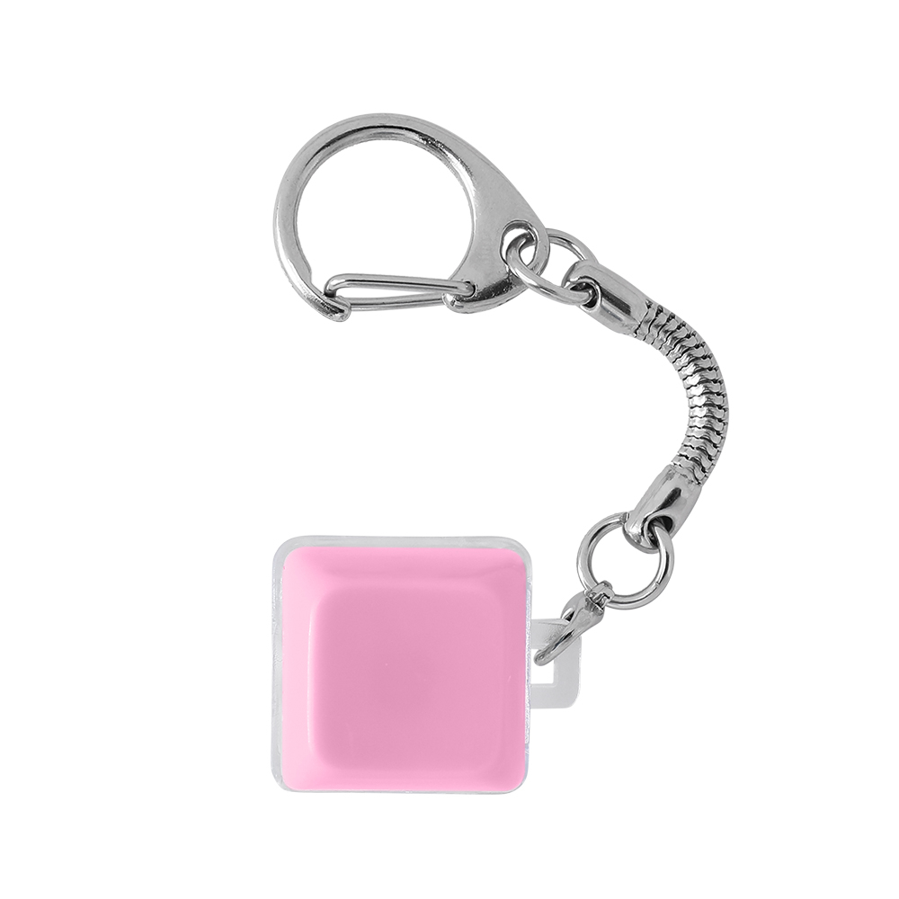 Light-Up Keyboard Keychain Fidget Toy - 1 Key, Opaque - OGGT0018-#ffb6d9-11.jpg