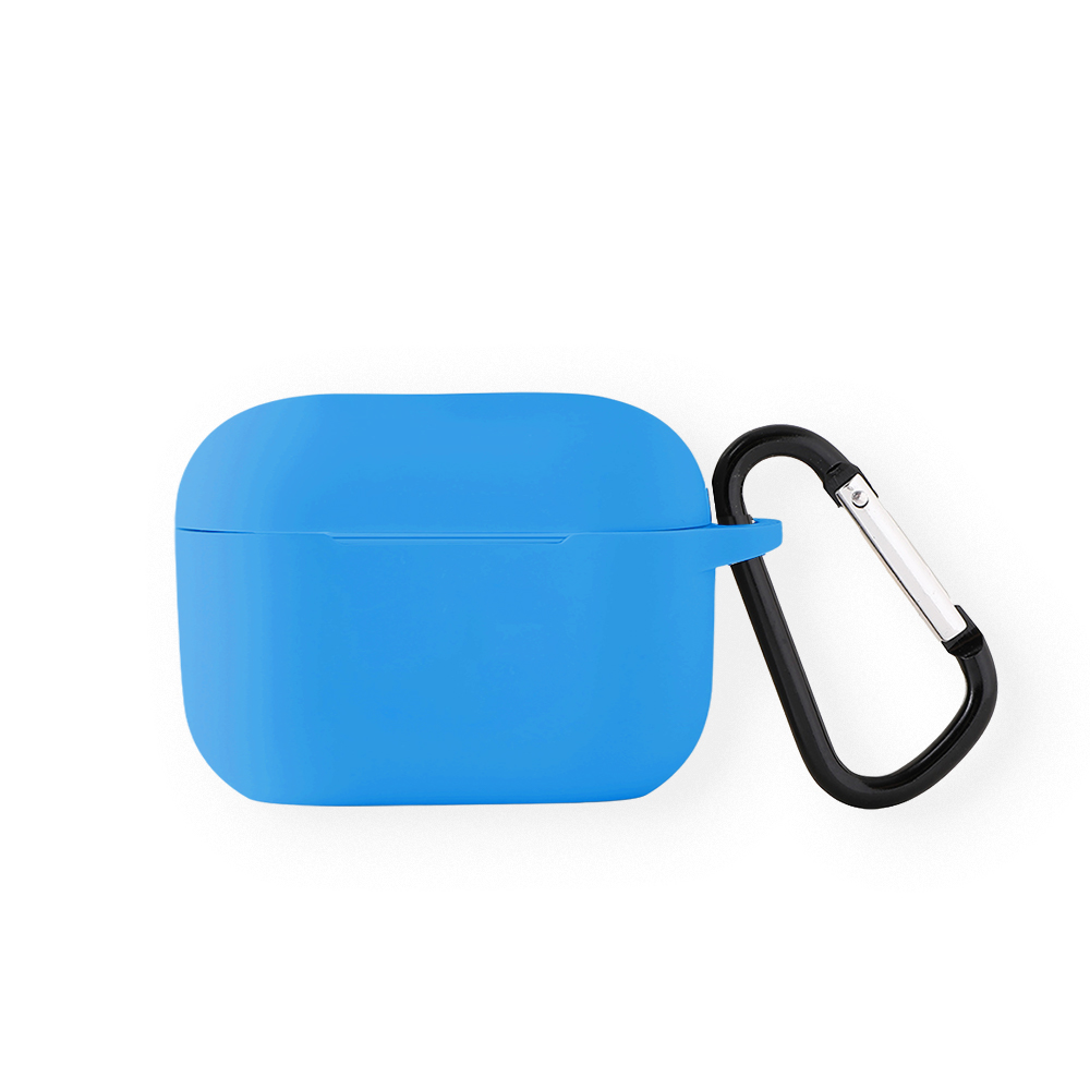 Silicone AirPods Pro 3 Case with Carabiner - TETA0013-#3C98D4-13.jpg