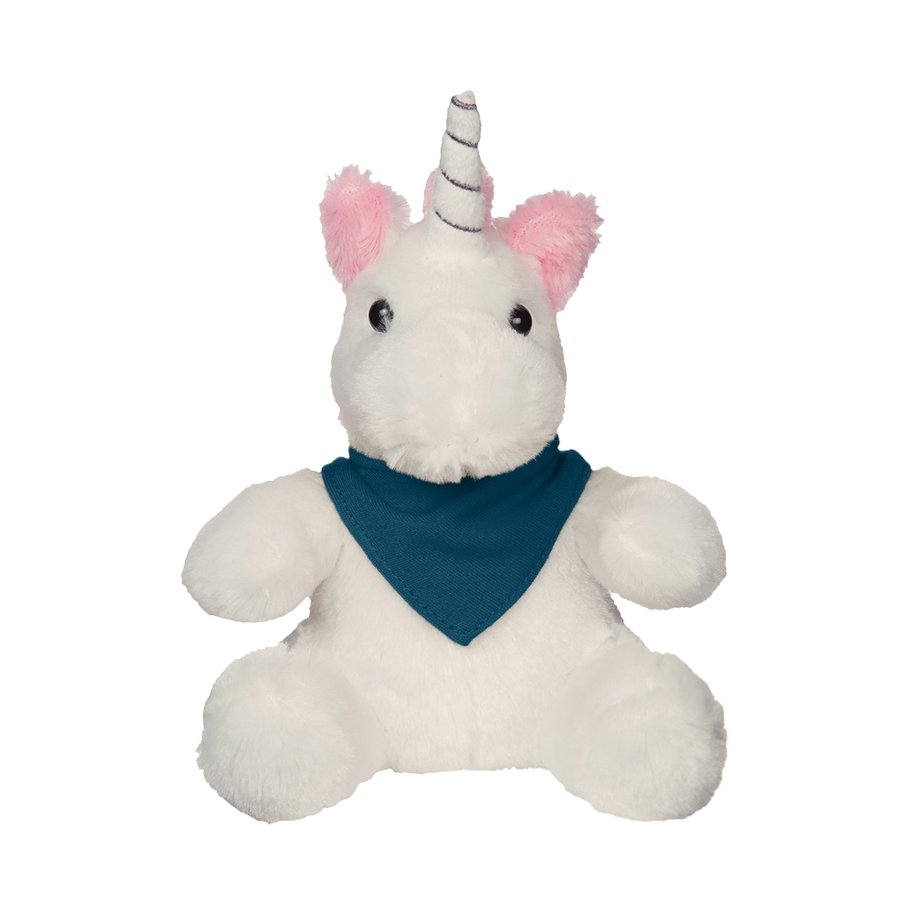 6" Sitting Unicorn with Bandana - OGGP0024-#01354b-4.jpg