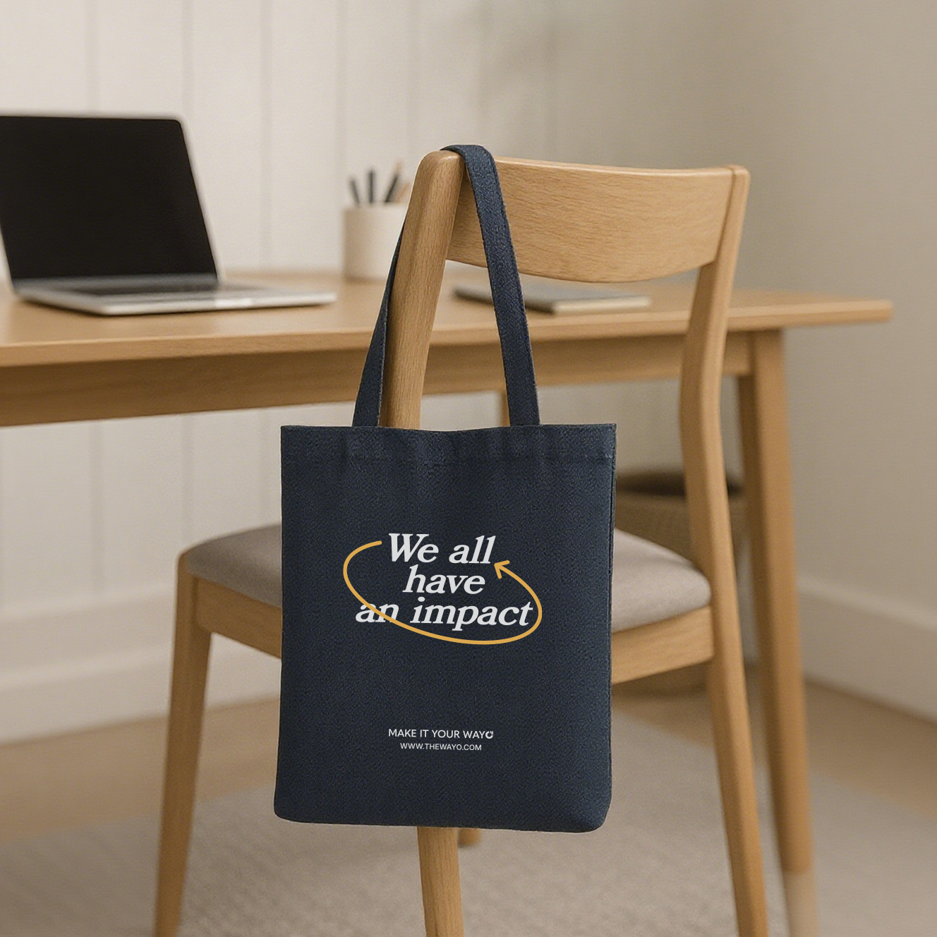 12 oz. Vertical Denim Tote Bag - 12 oz. Vertical Denim Tote Bag Color .png