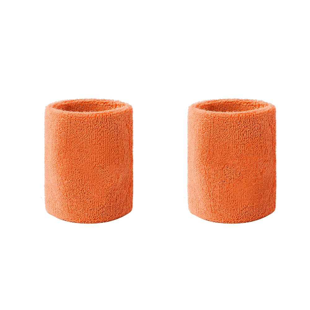 Athletic Sweat Wrist Band (Set of 2) - HLLF0008-#F76411-5.jpg