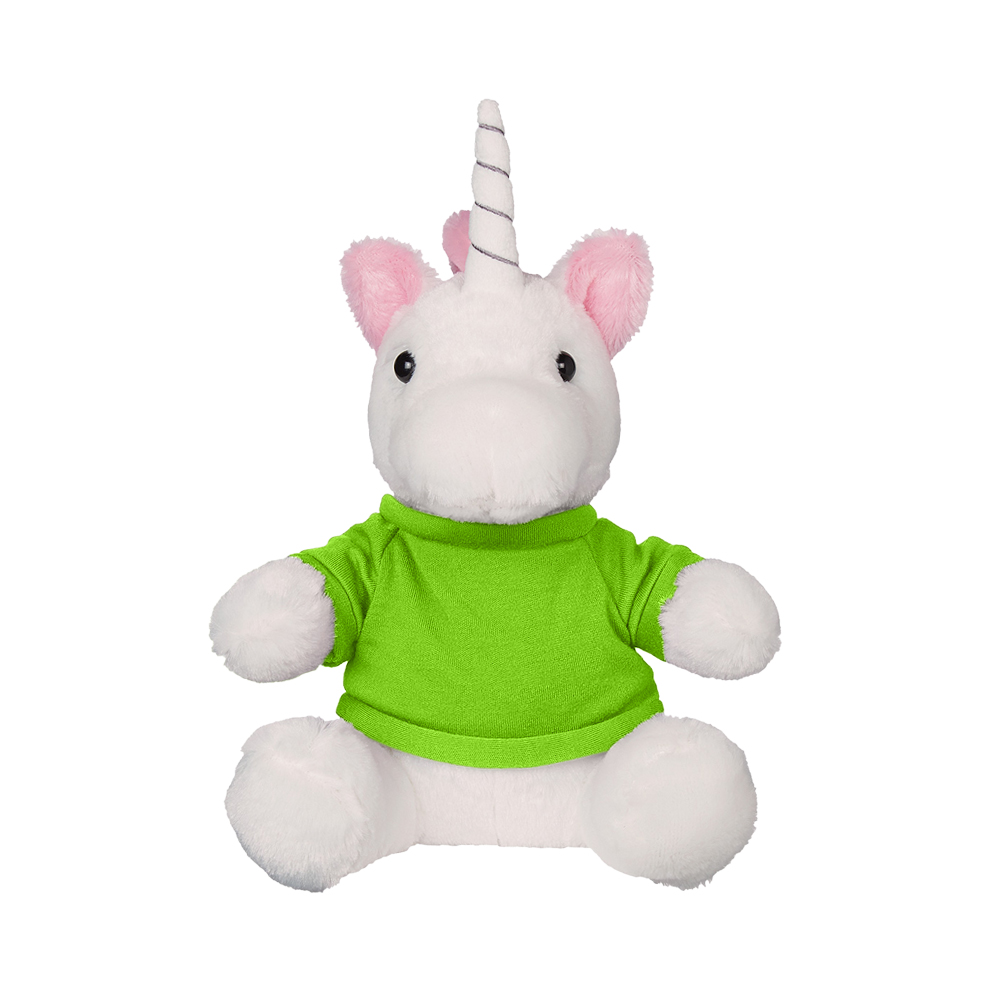6" Sitting Unicorn Plushie with Clothing - OGGP0023-#8ad32c-7.jpg