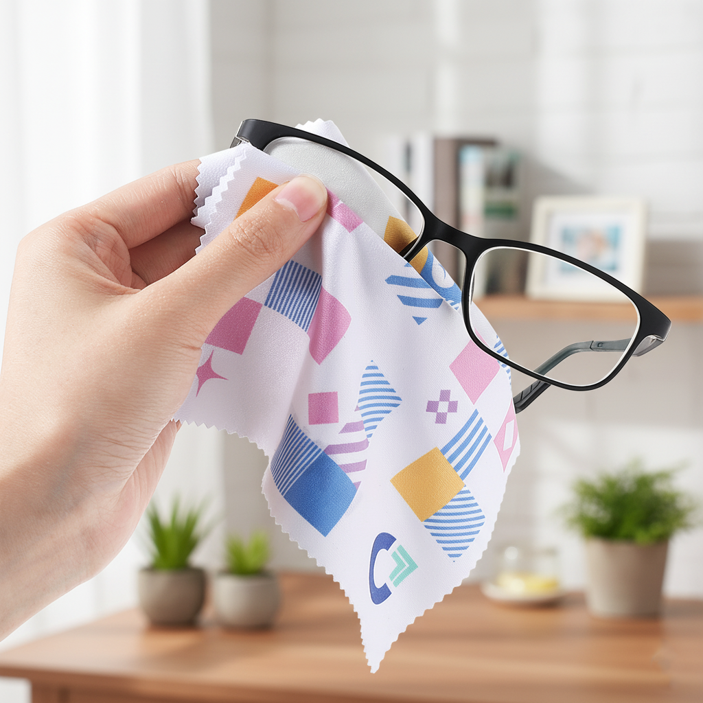 Microfiber Glasses / Screen Cleaning Cloth (6") - TETA0009-lifestyle image-Microfiber Glasses : Screen Cleaning Cloth (6").png