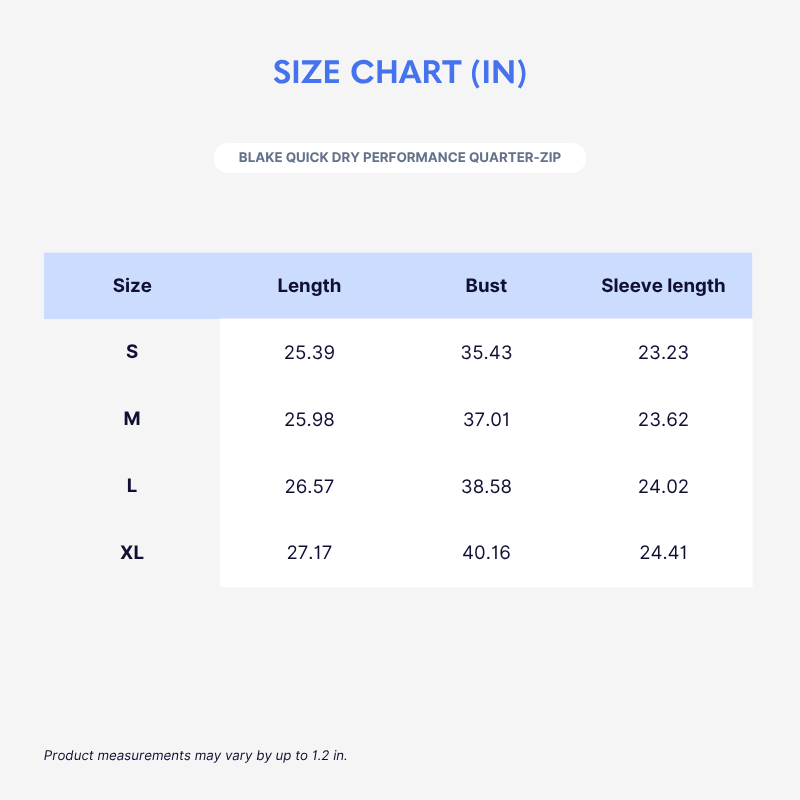Blake Quick Dry Performance Quarter-Zip - Wayo Product Image