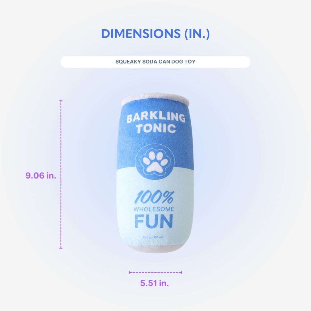 Squeaky Soda Can Dog Toy - Wayo Product Image