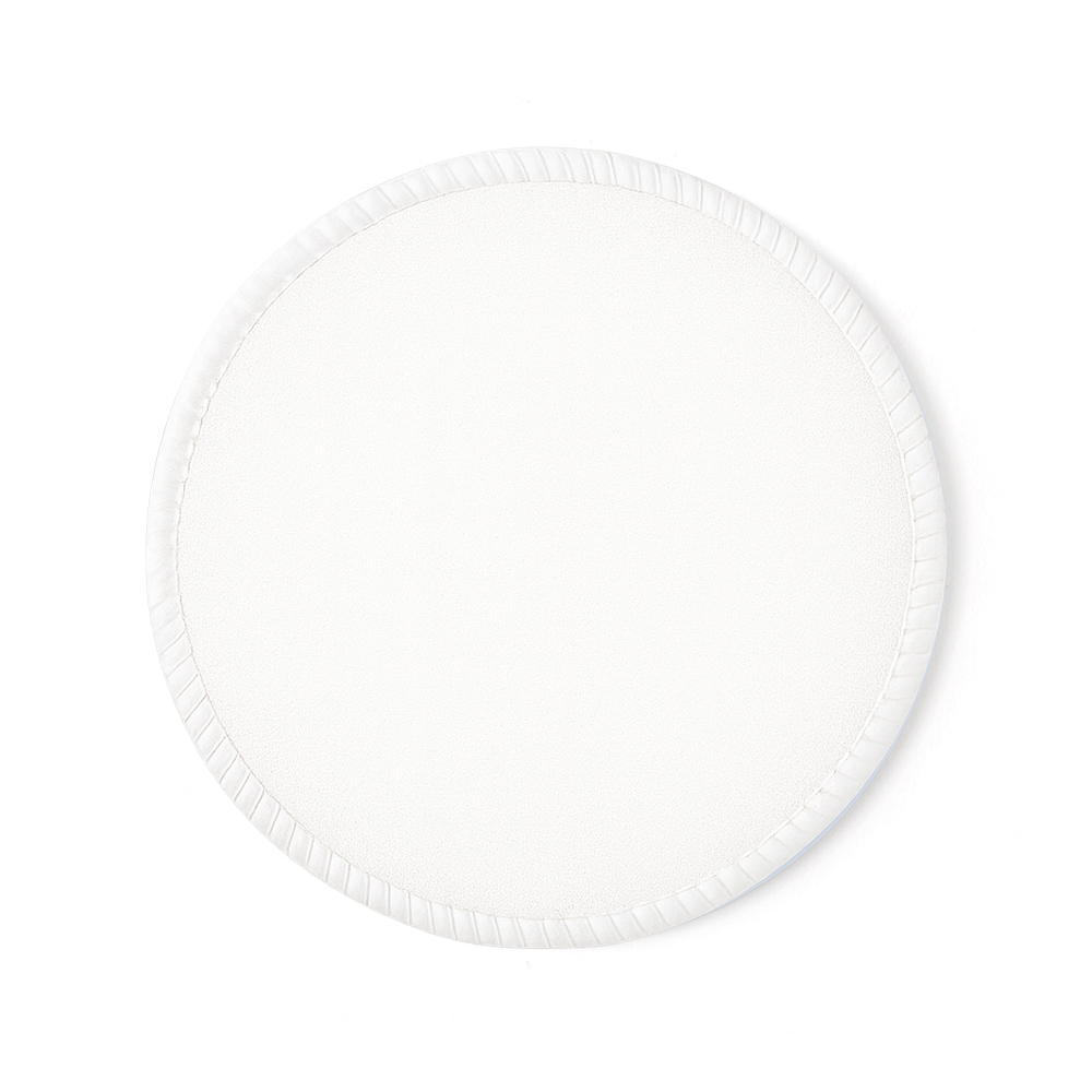 3.9" Fabric-Top Rubber Coaster - Round - HLTK0009-Front-Null.jpg