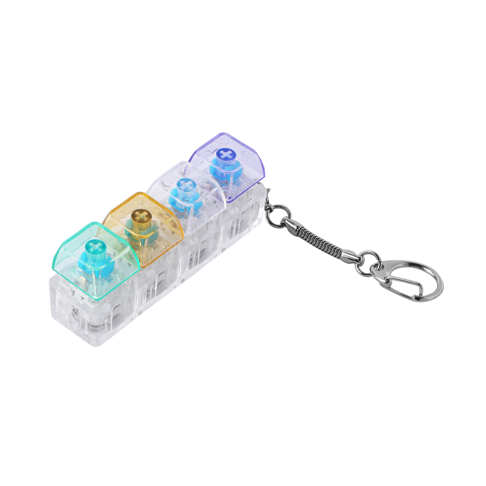 Light-Up Keyboard Keychain Fidget Toy - 4 Keys, Transparent - OGGT0021-Wayo Sample Details-2.jpg