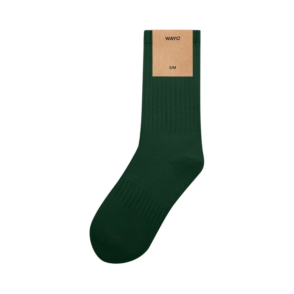 Cotton Blend Crew Socks - Wayo Product Image