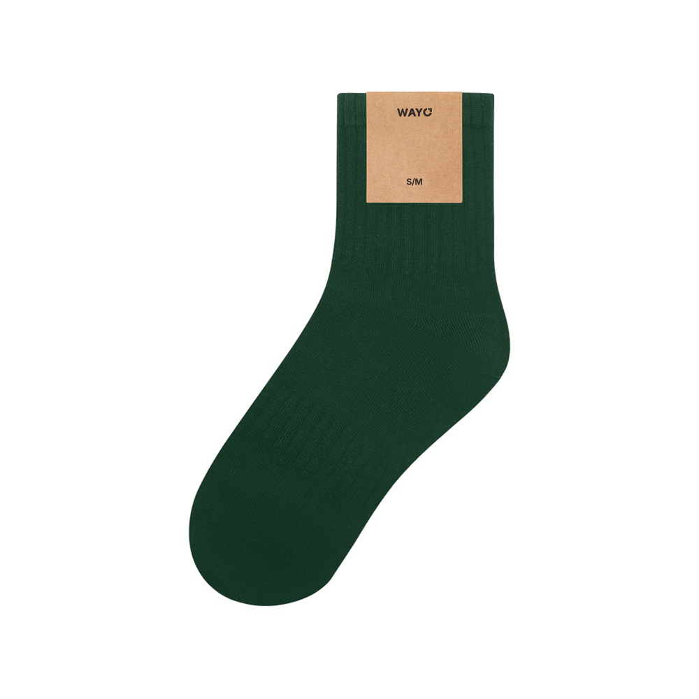 Cotton Blend Quarter Crew Socks - AAAO0004-Wayo Sample-1.png