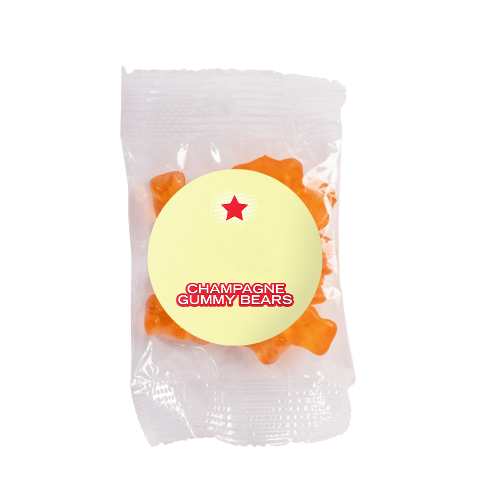 Sour Gummy Bears Snack Pack - Flavor by Color, 1 oz - HLST0020-#F6821C-3.jpg