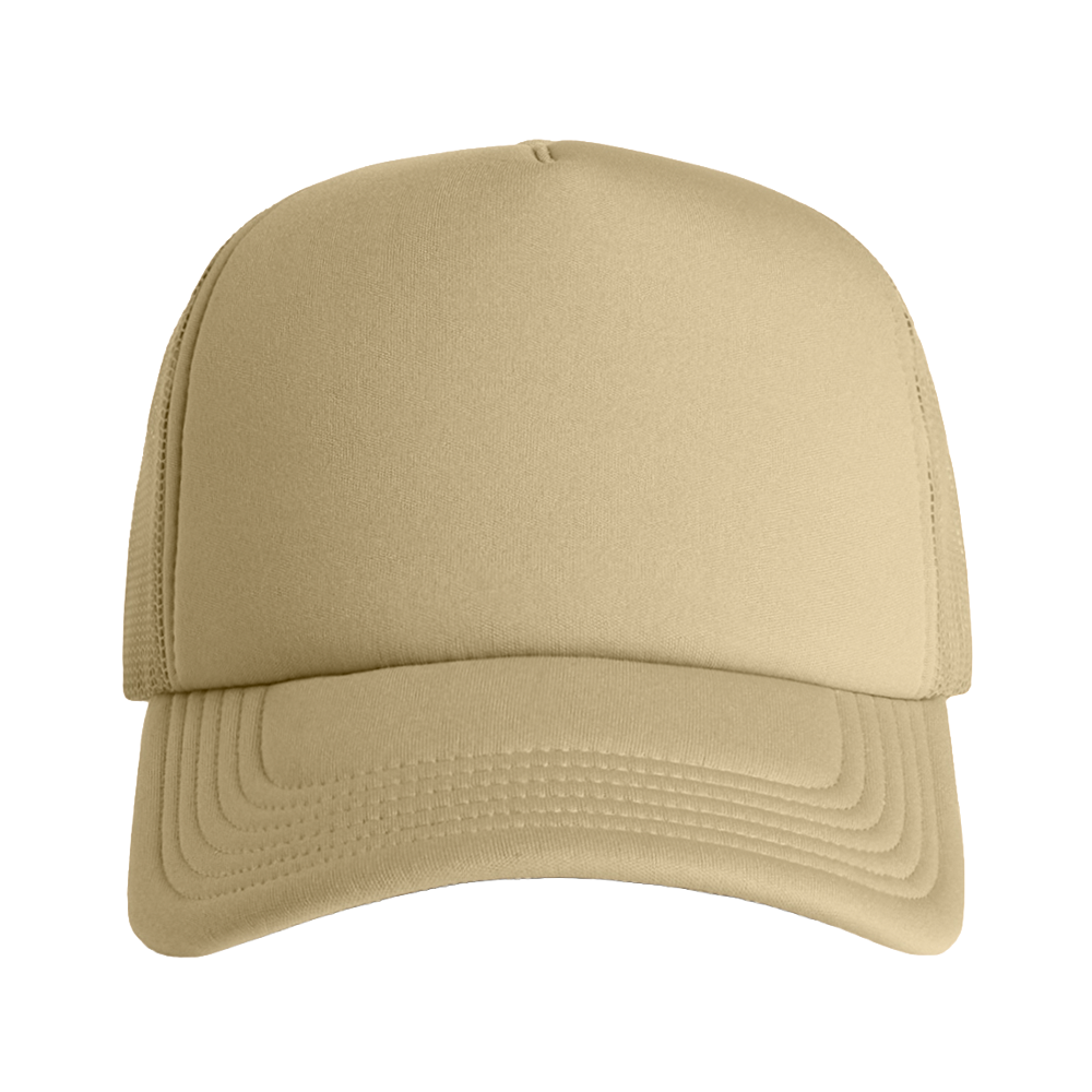 AS Colour Frame Foam Trucker Cap 1161 - AAAH0024-#a8906e-7.png