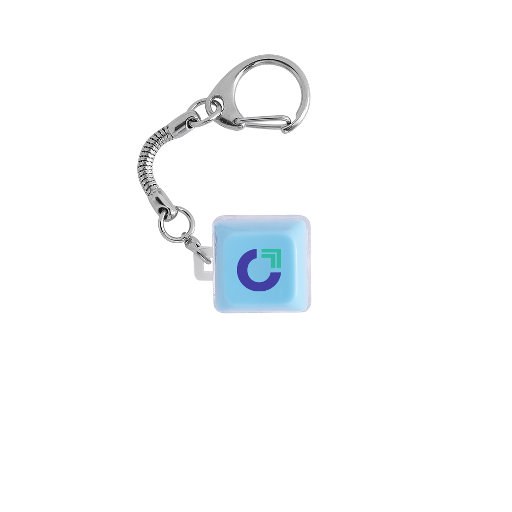 Light-Up Keyboard Keychain Fidget Toy - 1 Key, Opaque - Wayo Product Image